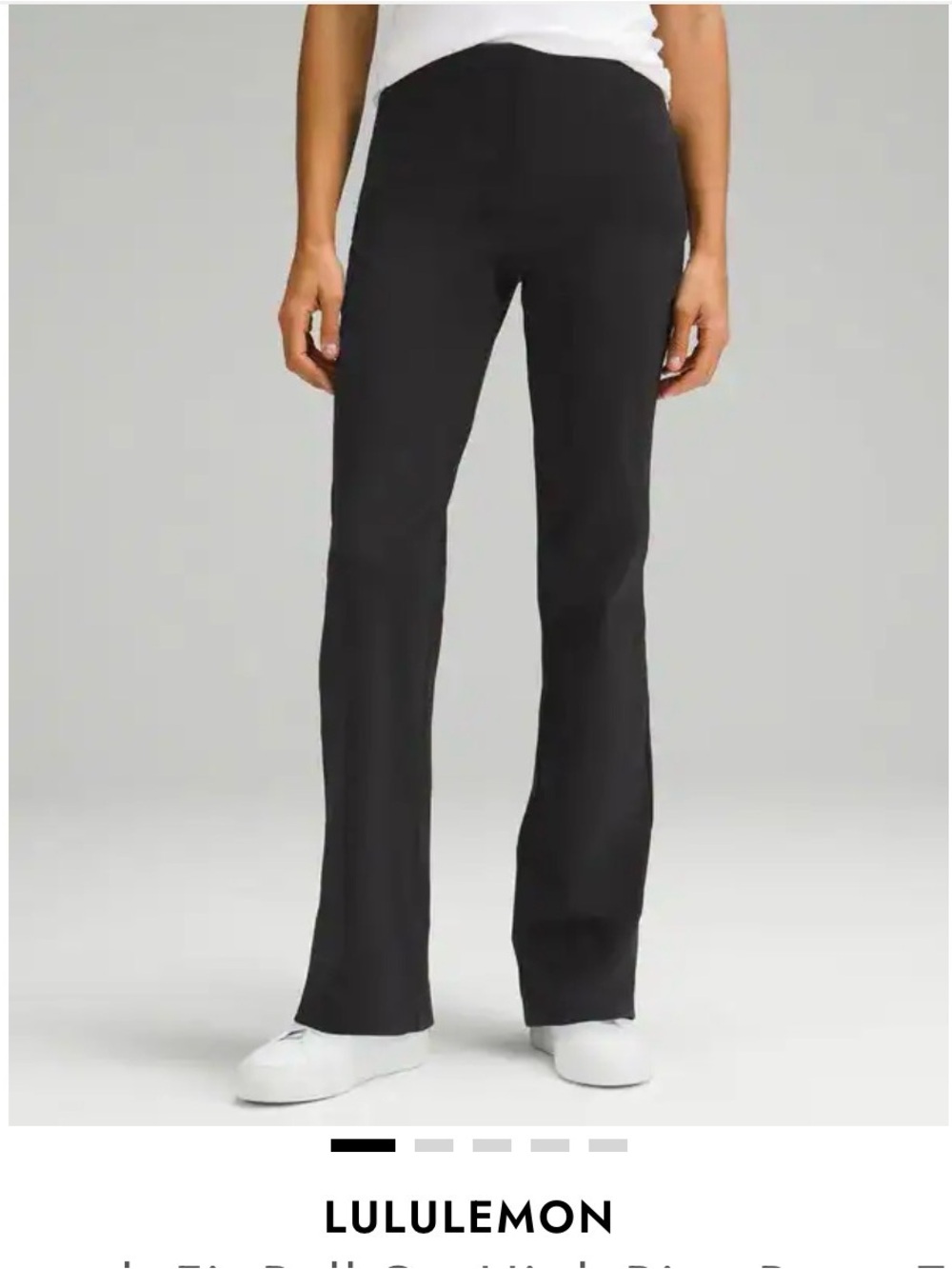 lululemon athletica Black Straight-Leg Leggings